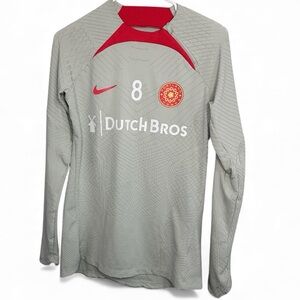 Dutch Bros SMALL #8 Portland Thorns Dri Fit Pullover NIKE